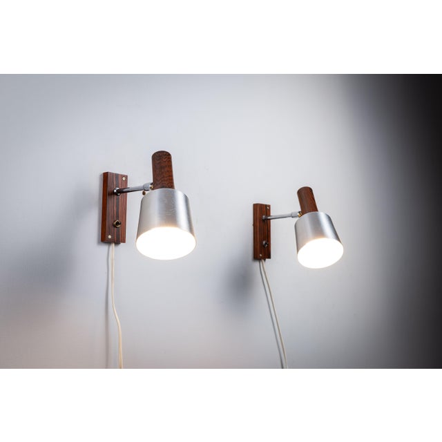 Lyfa Silva Wall Lamps from Lyfa, 1960s, Set of 2 For Sale - Image 4 of 14