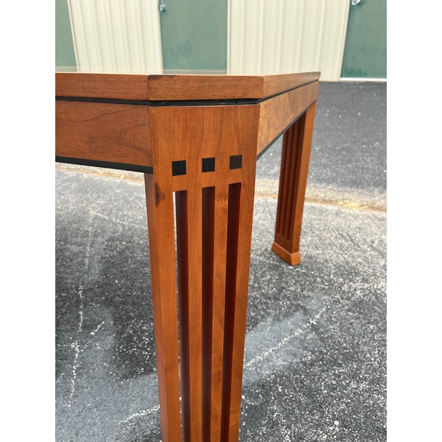 Stickley 21st Century Collection Cherry Extension Dining Table For Sale - Image 12 of 12
