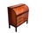 Swedish Roll-Top Secretary Desk Bookmatched Teak & Rosewood Attributed to Egon Ostergaard For Sale - Image 15 of 18