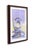 Realism Giant Donut in Inglewood (Blue) - Framed Original Purple Pop Art Mixed Media Work on Paper by Fabio Coruzzi For Sale - Image 3 of 8