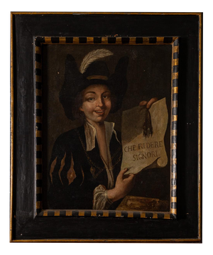 Portrait, 18th Century, Oil on Canvas, Framed