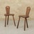 Brutalist 1950s French Brutalist Carved Wood Tripod Chair For Sale - Image 3 of 12