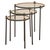Trio of French Round Nesting Tables by Jacques Adnet, 1950s For Sale - Image 12 of 12
