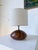 Brutalist Olive Wood Table Lamp, 1970s For Sale - Image 12 of 18