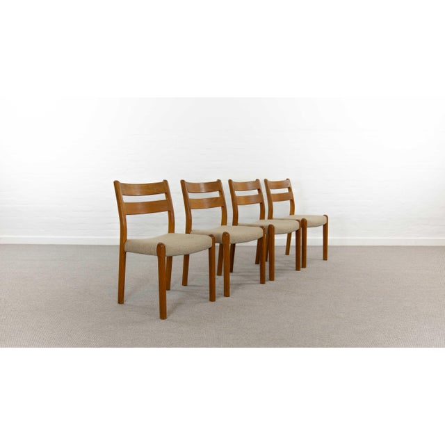 Mid-Century Teak Dining Chairs from EMC, 1960s, Set of 4 For Sale - Image 17 of 18