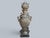 Vintage Islamic Brass Samovar Set with Silver Patina, 1920s For Sale - Image 6 of 18