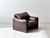 Set of Maralunga Armchair and Ottoman in Leather by Vico Magistretti for Cassina, Italy, 1970s For Sale - Image 11 of 18
