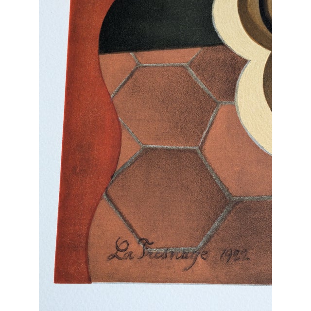 Roger de la fresnaye (1885-1925) - still-life - lithograph in color signed in the plate. publisher: fernand mourlot, 1968...