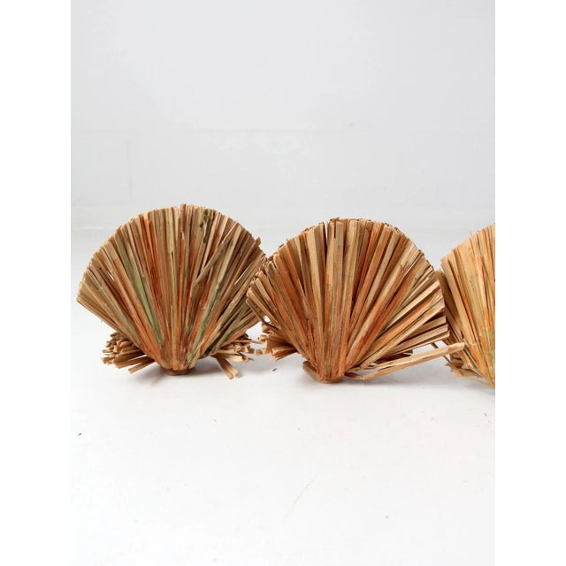 Textile Vintage Woven Decorative Turkeys Set of 4 For Sale - Image 7 of 12