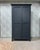 Large Parisian Black Wardrobe, 1950s For Sale - Image 10 of 10