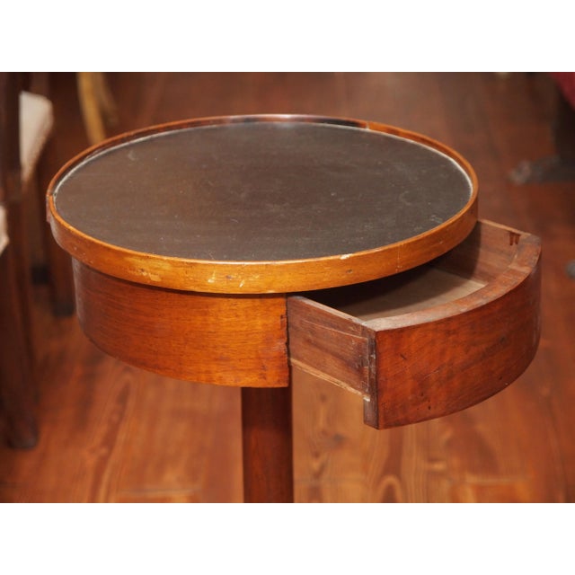 Early 19c. Provincial Drum Table For Sale - Image 4 of 7