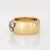 Tiffany and Co. C2000 Vintage Tiffany & Co Ring France 5.5 Diamond Flower Band 18k Ring Platinum For Sale - Image 4 of 7