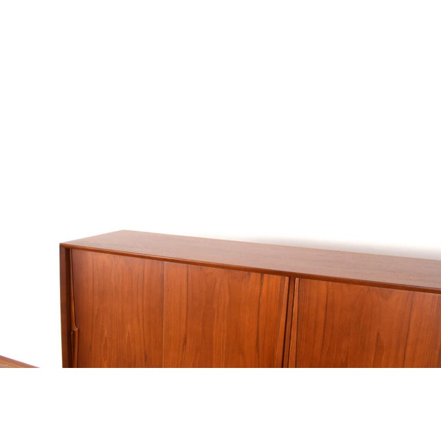 Mid-Century Danish Teak Model 13 Highboard by Gunni Omann for Omann Jun, 1960s For Sale - Image 16 of 18