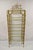 Mid 20th Century Hollywood Regency Faux Bamboo Chinese Chippendale Pagoda Gold Etagere Bookcase For Sale - Image 12 of 12