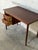 Mid-Century Modern Teak Two-Drawer Rectangular Writing Desk With Tapered Legs Danish Mid-Century Modern For Sale - Image 3 of 10