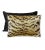 Contemporary The House of Scalamandré Tigre Silk/Indus Lumbar Pillow, Ivory, Gold & Black For Sale - Image 3 of 3