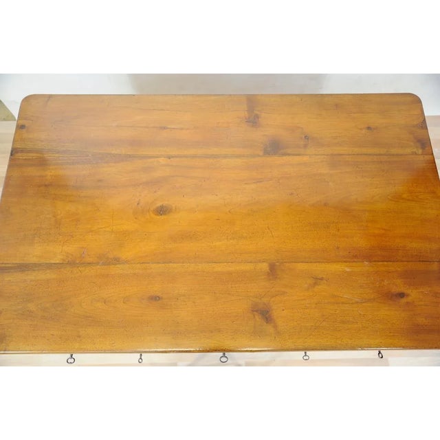 Vintage Blond Walnut Desk For Sale - Image 4 of 16