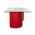 Red Glass Dining Table from Bretz For Sale - Image 11 of 12