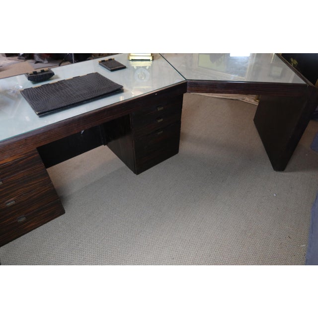 Art Deco Style Desk, 1940s For Sale - Image 10 of 15