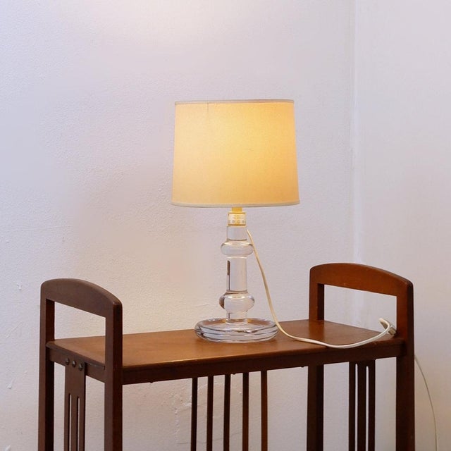 Sheraton Model Glass Table Lamp by Michael Bang for Holmegaard, 1970s For Sale - Image 5 of 12