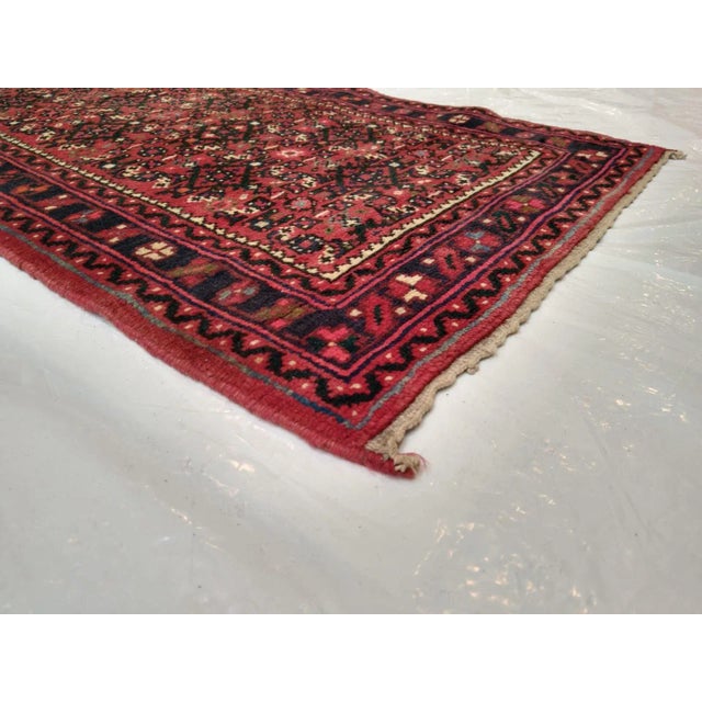 1970s 1970s Persian Hamadan Rug For Sale - Image 5 of 6