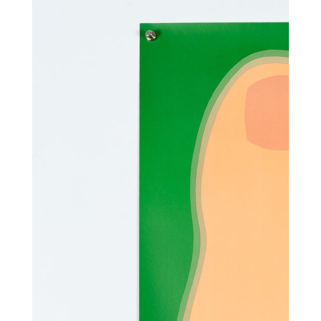Green Munich Olympics Serigraph Poster by Tom Wesselmann, 1972 For Sale - Image 8 of 9