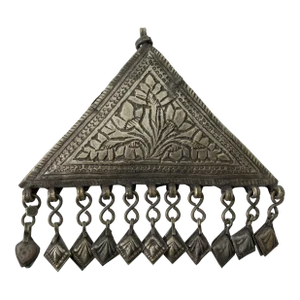Antique Silver Repousse Islamic Talisman Holder