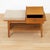 Wood Mid Century Entryway Gossip Bench For Sale - Image 7 of 8