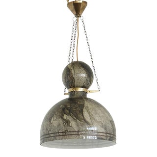 A Large Pendant by Wictor Berndt for Flygsfors. For Sale