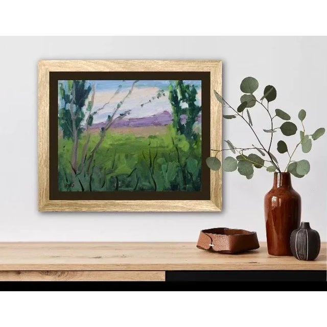 Quiet Places & Desertscapes — Walker River Resort View from Campsite Original oil painting by Haas, 11 x 14 unframed on...