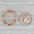 0.80ctw Diamond Abstract Lattice Work Ring 18k Rose Gold Size 6.75 Band For Sale - Image 4 of 8