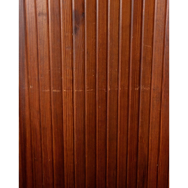 1930s Art Deco Pine Room Divider by Jomain Baumann for Baumann, France, 1930s For Sale - Image 5 of 18