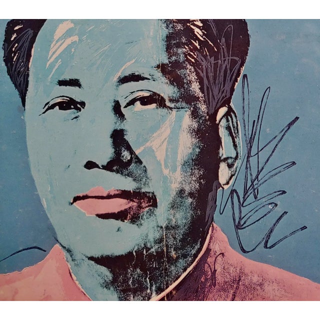 Andy Warhol - Mao - 1972 Vintage Lithograph For Sale - Image 4 of 7