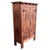 Spanish Gothic Style Walnut Entry Wardrobe With Five Hangers and Carvings For Sale - Image 12 of 12