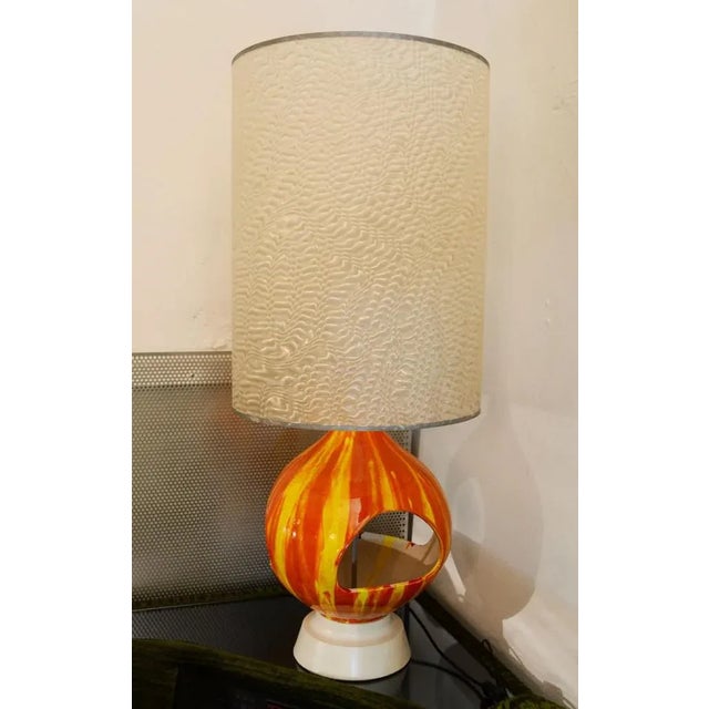 Italian Handmade Ceramic Lamp, 1960s For Sale - Image 11 of 11