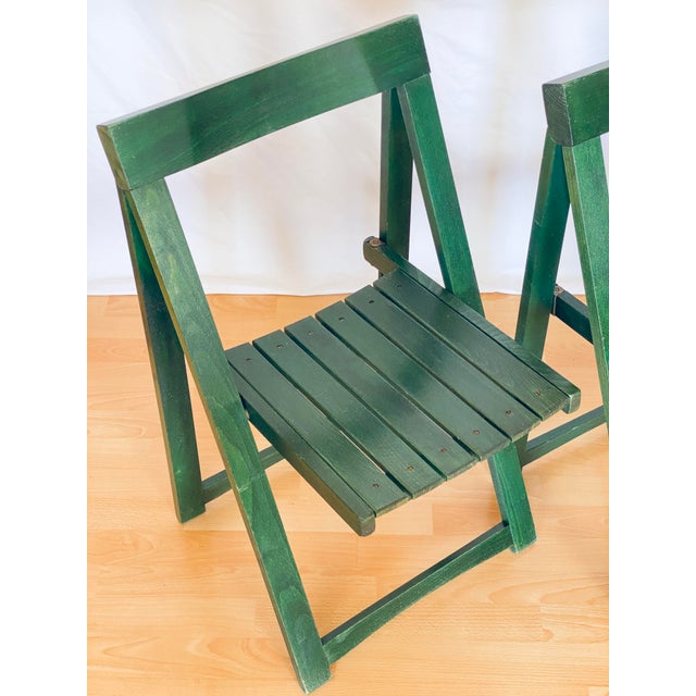 Folding Chairs attributed to Aldo Jacober and Alberto Bazzani, Set of 2 For Sale - Image 16 of 18