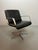 Metal Mid-Century Desk Chair with Black Leather Upholstery and Aluminium Frame from Wilkhahn, 1960s For Sale - Image 7 of 9
