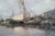 French Fishing Port Oil Painting by Emile Godchaux For Sale - Image 4 of 4