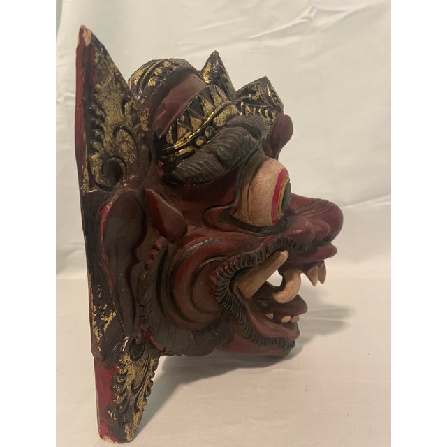 Mid-Century Modern 1960s Pilin Gallery Mas Bali Mid-Century Hand-Carved Wood Sculptures - Set of 5 For Sale - Image 3 of 8
