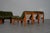Lounge Chairs in Green Leather, Denmark, 1970s For Sale - Image 4 of 8