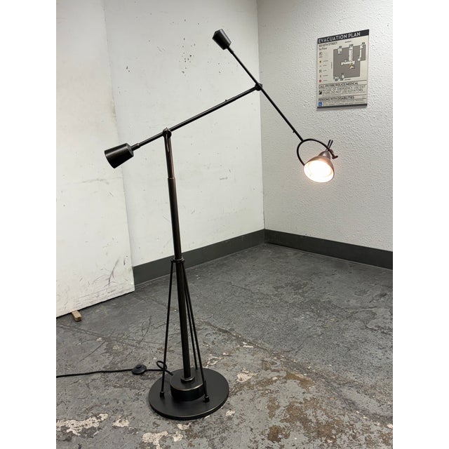 Design Plus Gallery presents the Counterpoise Task Floor Lamp from Restoration Hardware. Inspired by the counterpoise...