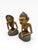 Large Vintage Indonesian Javanese Loro Blonyo Hand-Carved Polychrome Wood Bride & Groom Figures – Pair For Sale - Image 4 of 11