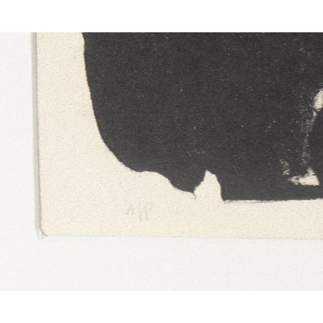 “Silence” Abstract Lithograph Print by Joan Farrar For Sale In Indianapolis - Image 6 of 9