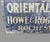 Antique Howe & Rogers Oriental Rugs Painted Metal.Advertising Trade Sign Rochester Ny For Sale - Image 4 of 10