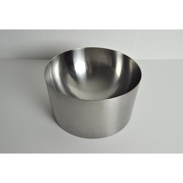 Arne Jacobsen Cylinda-Line Bowl in Stainless Steel by Arne Jacobsen for Stelton, 1960s For Sale - Image 4 of 7
