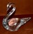 1980s Vintage Swedish Crystal Signed Swan Figure For Sale - Image 5 of 13