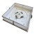 Vintage French Perzel Square Flush Mount Light / Wall Sconce For Sale