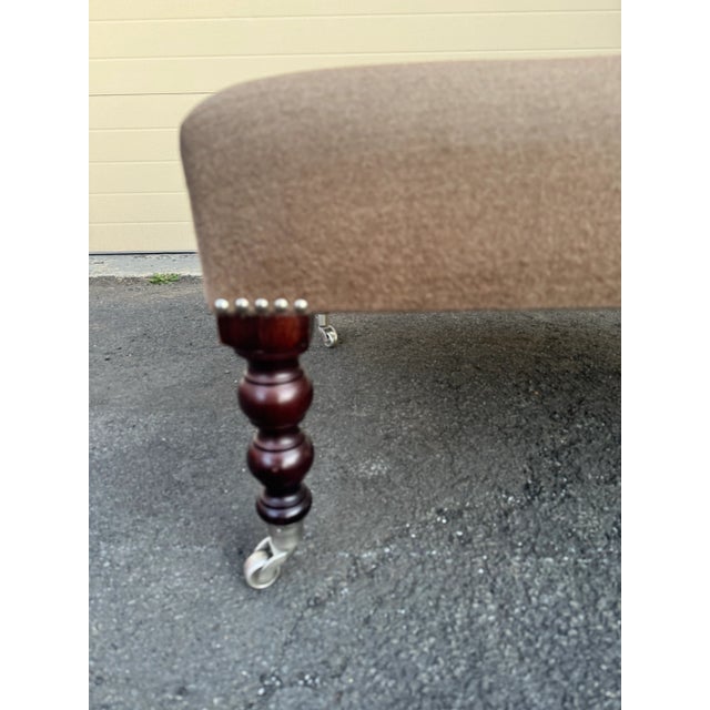 George Smith Ottoman Bench With Bolster Pillows For Sale In New York - Image 6 of 7