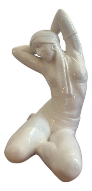 Art Deco Kneeling Female Figure, 1930s