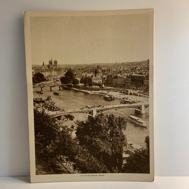 1905 the River Seine Parisian Cityscape Gravure Print For Sale In New York - Image 6 of 6